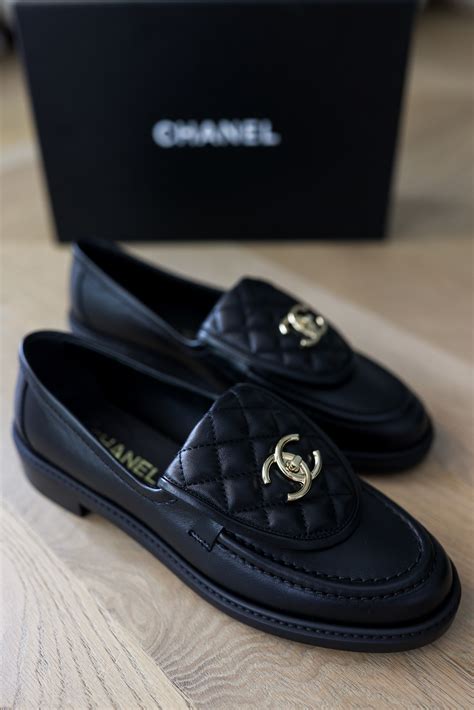 new chanel loafers|authentic Chanel loafers.